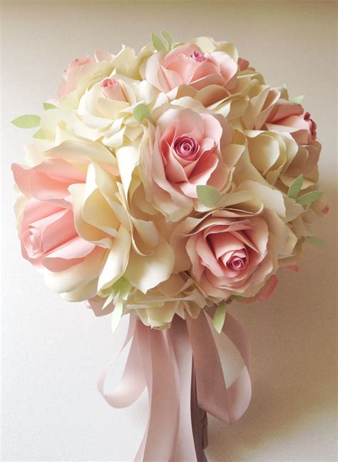 Wedding paper flower bouquet | Paper flowers wedding, Paper bouquet wedding, Paper flower bouquet