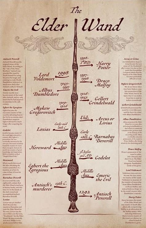 Harry Potter Elder Wand Poster