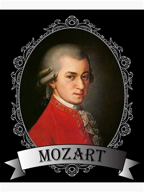 "Wolfgang Amadeus Mozart Portrait" Canvas Print by JacknightW | Redbubble