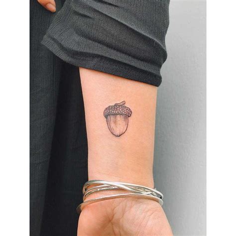 Little acorn by Zaya Hastra - Tattoogrid.net