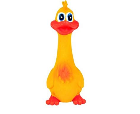 Trixie Duck Latex Squeaky Dog toy with animal sound - LoyalPetZone India