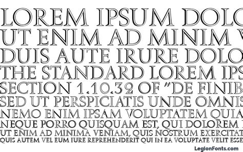 Roman Stonecut Font Download Free / LegionFonts