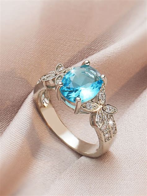 Zircon Decor Ring | Jewelry accessories ideas, Embellished jewelry, Rings