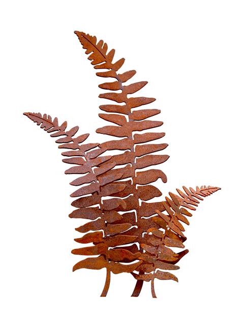 Fern Fronds Metal Garden Art Set of 3 | Gardener's Supply