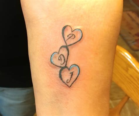 Update more than 80 family 3 hearts tattoo best - in.coedo.com.vn