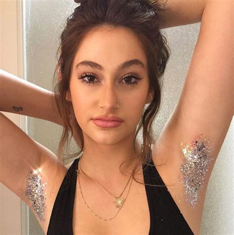 Women On Instagram Have Started Sticking Glitter Into Their Armpit Hair For Attention