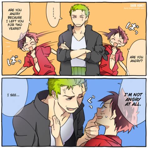 zoro x luffy on Tumblr