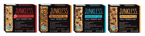 Simply Eight Debuts Two New Flavors of JUNKLESS Chewy Granola Bars | NOSH