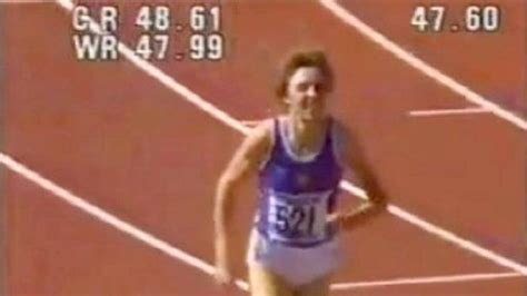 Watch Marita Koch's world record 400m run | World records, Track and field, 400m world record