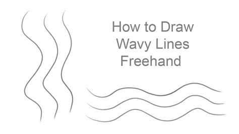 How to Draw Wavy Lines Freehand: Practice Wavy Line Drawing for Mastery - YouTube