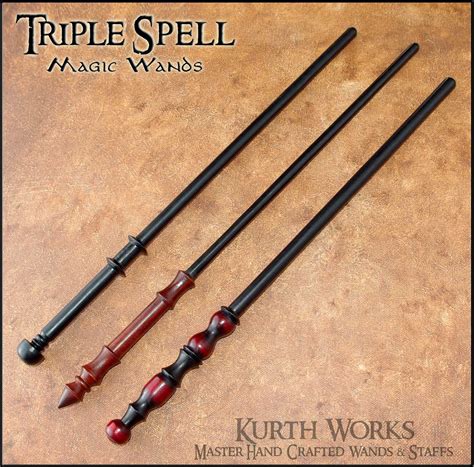 Kurth Works Custom Hand Carved Magic Wizard Wands and Staffs | Wands ...