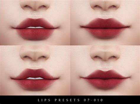 Sims 4 Cc Lips Preset Pack | Lipstutorial.org