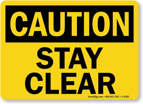 Keep Clear Signs - MySafetySign.com