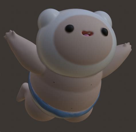 OBJ file Baby Finn Adventure Time・3D printable model to download・Cults