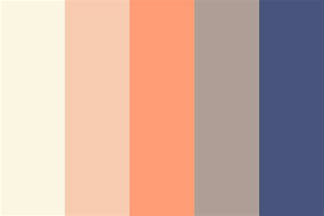 Orange Blue Color Palette