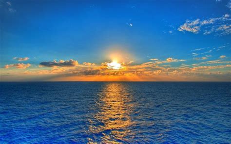 Blue Ocean Sunset Wallpapers - Top Free Blue Ocean Sunset Backgrounds - WallpaperAccess