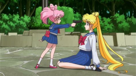 Sailor Moon Crystal season 2 trailer – Chibiusa pointing a gun at Usagi | Sailor Moon News