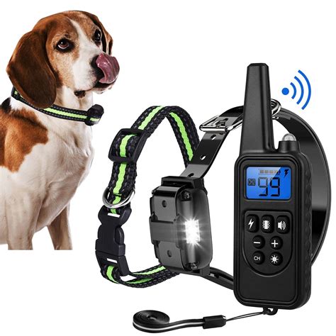 Dog Training Collar, Shock Collar for Dogs with Remote Range Up To 2600ft, Waterproof and ...