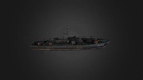 Motor Torpedo Boat PT-109 - 3D model by ikudinov [5628437] - Sketchfab