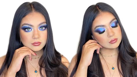 Dramatic blue smokey eye makeup look for special occasions - Bigbasket Lifestyle Blog