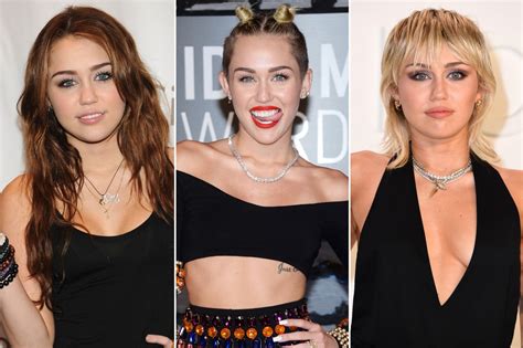 Miley Cyrus' hair evolution in photos