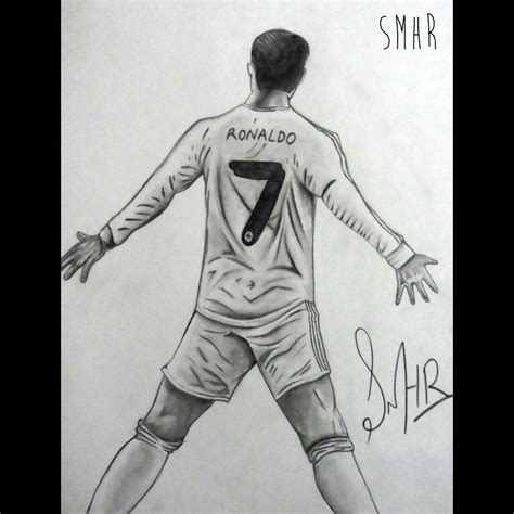 Cristiano Ronaldo celebration | sketch pencils by SMHR14 on DeviantArt