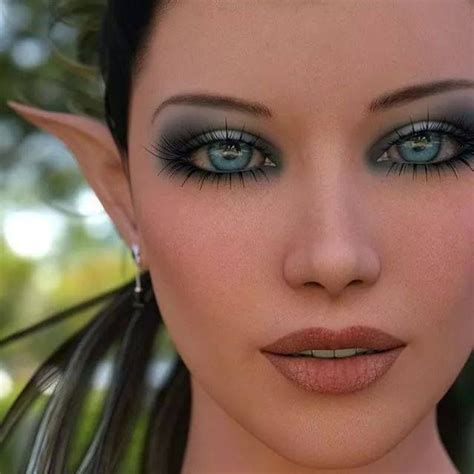 Pleiadian eyes and elf ears. Gorgeous. | Fantasy makeup, Fairy makeup ...