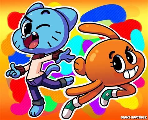 Gumball and Darwin by WaniRamirez on DeviantArt