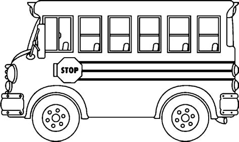 Free Bus Clipart Black And White, Download Free Bus Clipart Black And White png images, Free ...