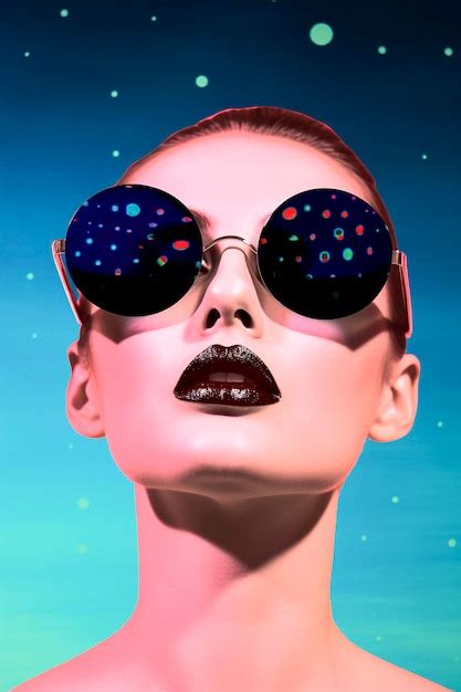 Premium Photo | Surrealistic pop art portrait in 1970s style collage ...