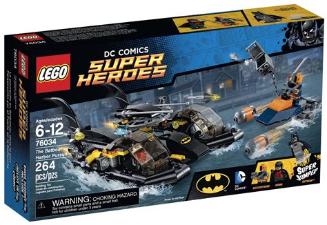 LEGO DC Comics Super Heroes 76034 pas cher - Poursuite en BatBoat dans ...