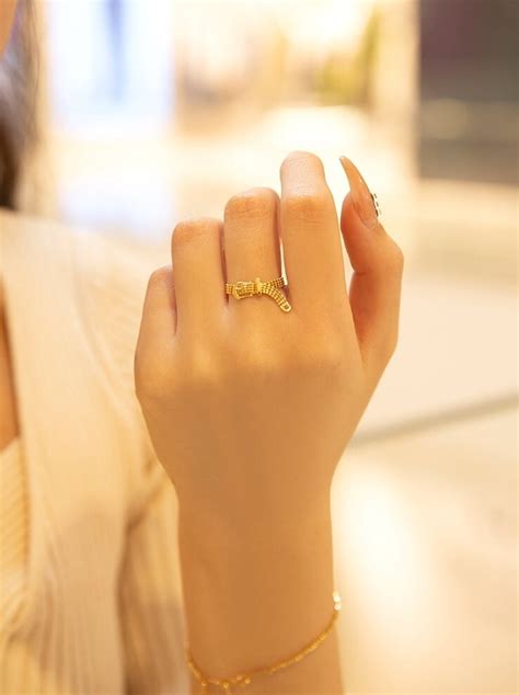 18K Gold Ring, Gold Ring, Real Gold Ring, Gold Chain Ring, Minimalist Ring Gold, Stacking Rings ...