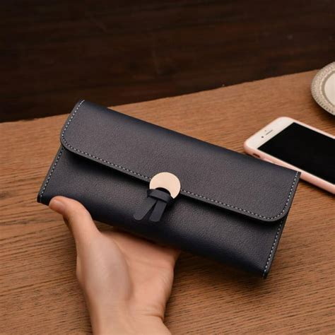 ColorProfitKids - Fashion Leather Long Wallet For Women Coin Purse Card Holder Wallets Quality ...