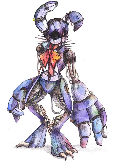 Bonnie (FNAF, Drawkill animatronics) by LeechyHell on DeviantArt