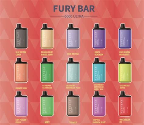 Fury Bar Ultra 6000 Elf Disposable Vape | All Flavors | EZ Puff