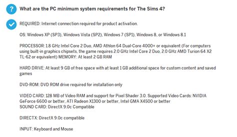 The Sims 4 - Official System Requirements are here!