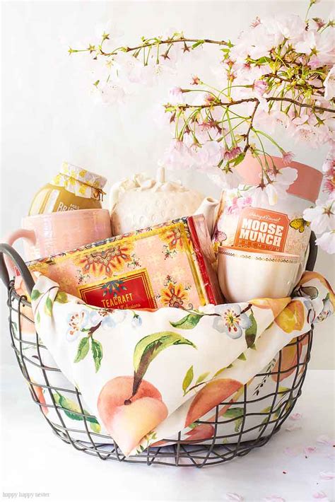 Gift Basket Ideas Pretty in Pink - Happy Happy Nester