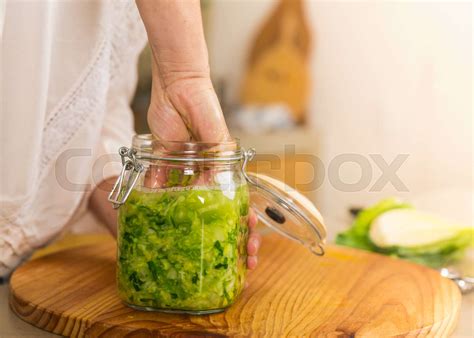 Jars of kimchi | Stock image | Colourbox