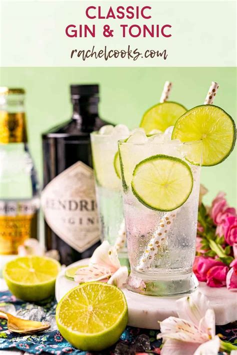 Classic Gin and Tonic Recipe - tips to make the best! - Rachel Cooks®