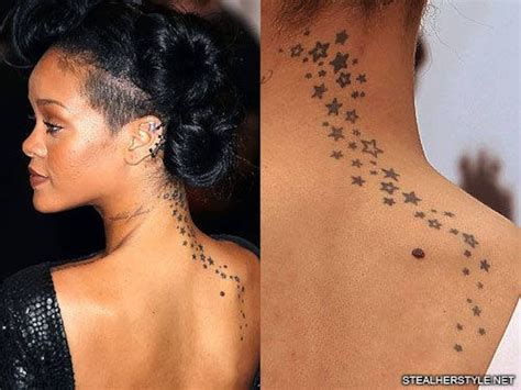 Rihanna Halloween Temporary Tattoo Neck Costume - Etsy