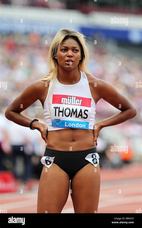 Gabrielle THOMAS (United States of America) after competing in the Women's 200m Final at the ...