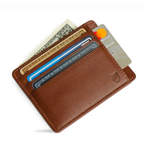 Minimalist RFID Protection Wallet // Vegetable Tanned // Cognac - Axess Wallets - Touch of Modern