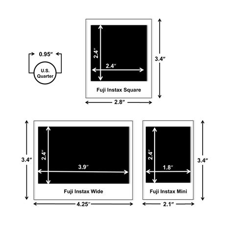 Instax Photo Size Comparison (Square vs. Wide vs. Mini) : r/instax