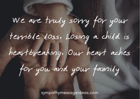 Words of Sympathy for Loss of Child: 50+ Messages - Sympathy Message Ideas