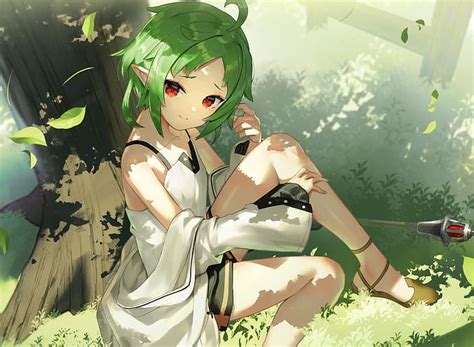 96 Wallpaper Anime Girl Green Images & Pictures - MyWeb