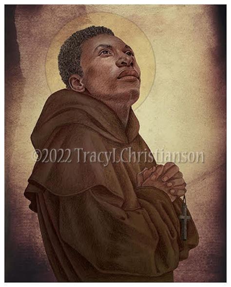 St. Benedict the Moor, Catholic Fine Art Print/picture - Etsy