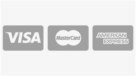 Visa Mastercard Logo Black And White, HD Png Download - kindpng