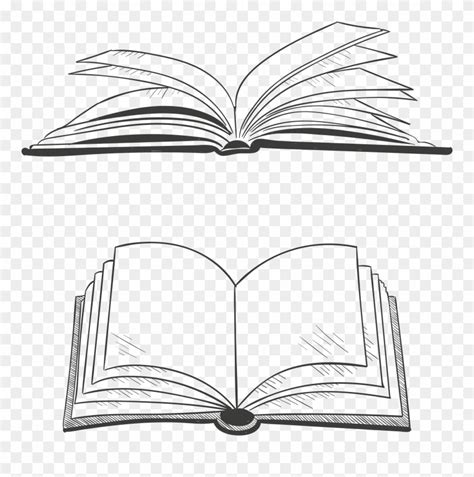 Download Graphics Scalable Vector Artwork Open Book Clipart - Drawing Of A Book Opening - Png ...