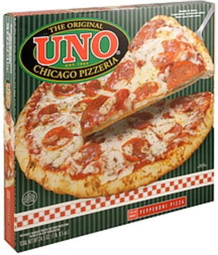 Uno Thin Crust Pepperoni Pizza - 24.5 oz, Nutrition Information | Innit