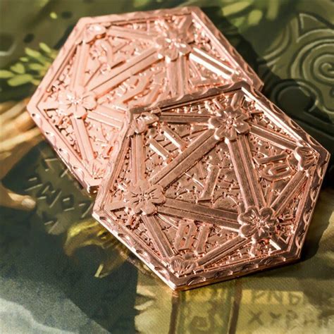 Copper Metal Dnd Dice Coins Accessories Set for Dungeons and - Etsy